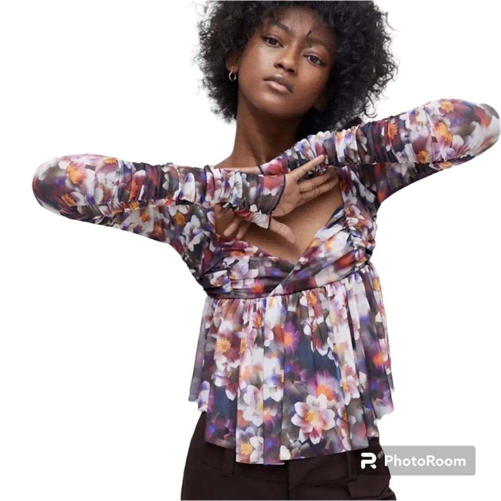 Urban Outfitters Carried Away Blouse Small